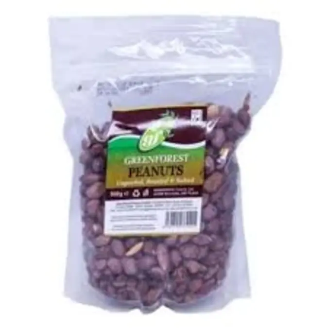 Green Forest Peanuts Unpeeled, Roasted & Salted 500g